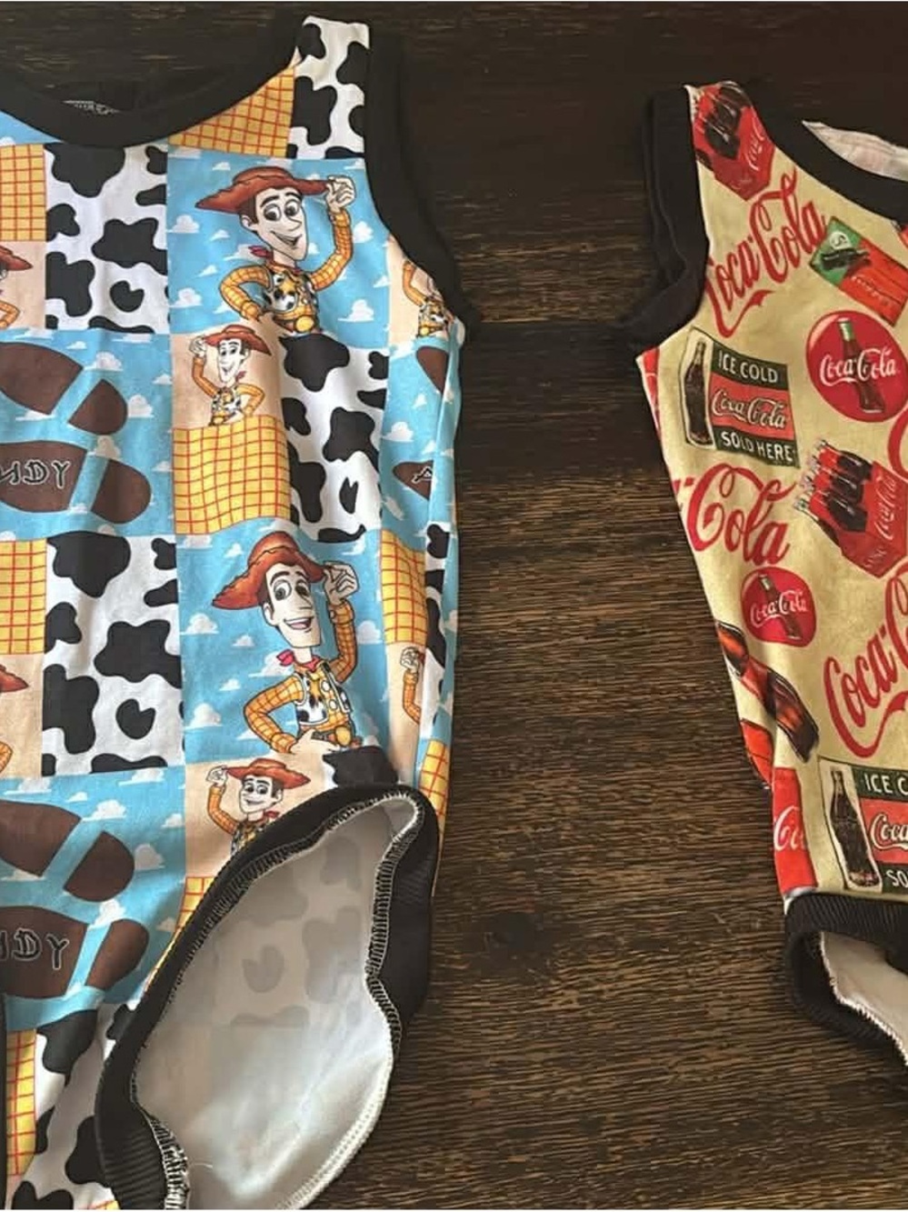 Toy Story Woody Patchwork Tank One-Piece for Kids - Blue